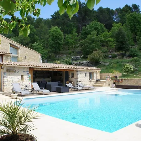 Mas Des Collines Avec Vue Montagnes & Piscine * Chateauneuf-de-Bordette